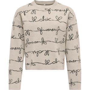 Only - Everly - Trui - Off-White - Viscose/Polyester/Polyamide