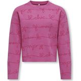 ONLY - KOGEVERLY LS ONECK KNT - Trui - Blauw - Katoen - Regular Fit