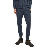 Interlock - Slim Fit Broek - Zwart - 58% Polyester 42% Katoen