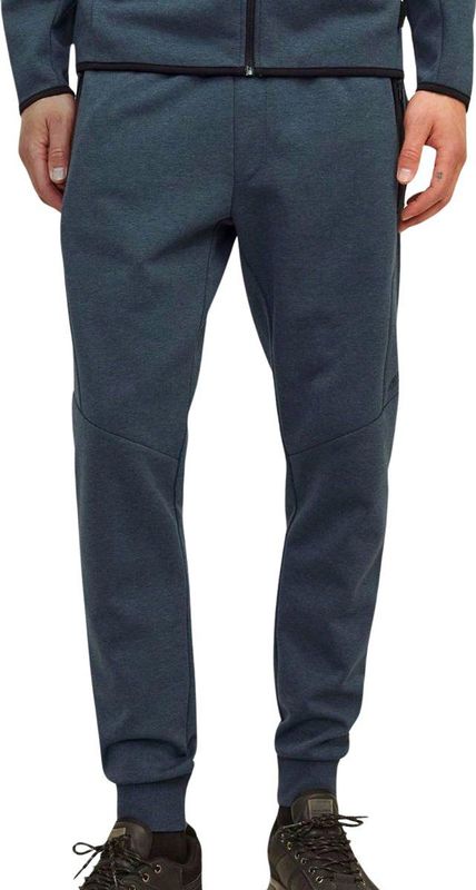 Interlock - Slim Fit Broek - Zwart - 58% Polyester 42% Katoen