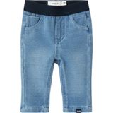 Slim-fit Jeans - Draageffect - Denim - Elastische Taille - Tape