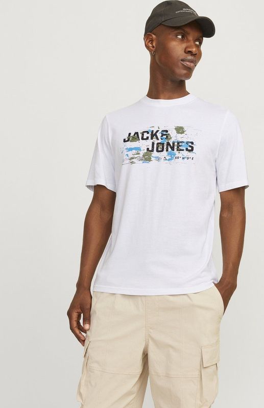 Jack Jones - Jcooutdoor Logo Tee Ss Crew Neck Sn - Heren - t-Shirts