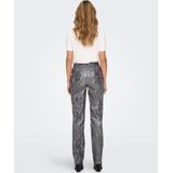 Only - Onlazula - Lange Broek - Grijs - 100% Polyester, Polyurethaan Coating