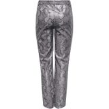 Only - Onlazula - Lange Broek - Grijs - 100% Polyester, Polyurethaan Coating