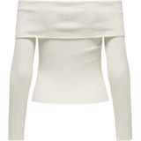 JDY - Gebreide Pullover - Off-shoulder - Lange Mouwen - Regular Fit