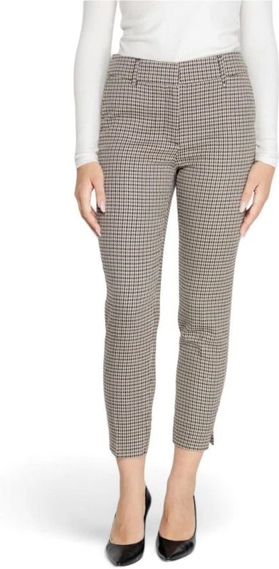 Only - Broeken - Beige - Dames - Herfst/Winter Collectie - 64% Polyester