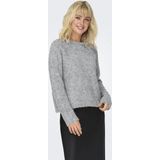 Only Trui Onlcirola Ls O-neck Knt 15331235 Light Grey Melange Dames