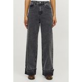 JJXX Jeans Jxtokyo Wide Fold Hw Jeans Dnm Ln 12260688 Grey Denim Dames