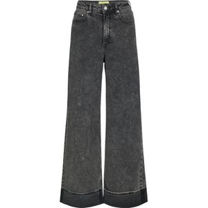 JJXX Jeans Jxtokyo Wide Fold Hw Jeans Dnm Ln 12260688 Grey Denim Dames