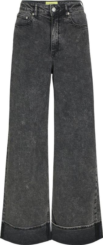 JJXX Jeans Jxtokyo Wide Fold Hw Jeans Dnm Ln 12260688 Grey Denim Dames