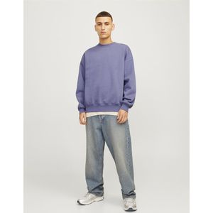 Sweater - Effen - Sweatstof - Ronde Hals - Losse Pasvorm