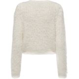 Only - Onlsuri Ls Bling Crop o-Neck Prm Knt - Dames - Gebreide Truien