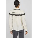 Vila - Blouse - Ecru - Viscose/Polyamide - Lange Mouwen