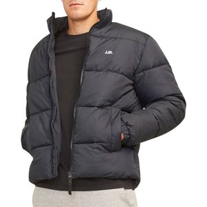 JJ REBEL Heren JREBREBEL Logo Puffer SN, Black, M, zwart, M