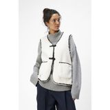 Object Objpauline Waistcoat Blazers Dames - Gebroken wit - Maat L