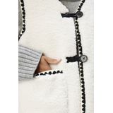 Object Objpauline Waistcoat Blazers Dames - Gebroken wit - Maat L