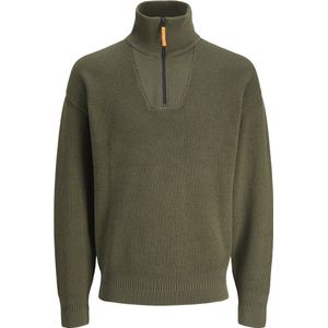 Jack & Jones Jcooutdoor knit half zip high neck