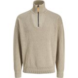 Jack&jones Jcooutdoor Knit Half Zip High Neck Sn Heren Trui
