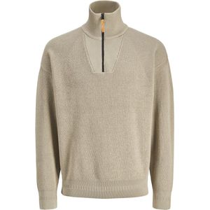 Jack&jones Jcooutdoor Knit Half Zip High Neck Sn Heren Trui