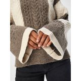 Object - Objrosa Knit L/S RE Pullover - Beige - Katoen