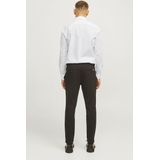 Overhemd - Keperstof - Lange Mouwen - Slim Fit - Knoopsluiting
