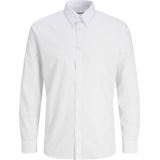 Overhemd - Keperstof - Lange Mouwen - Slim Fit - Knoopsluiting