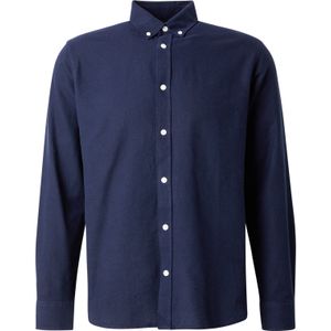 Overhemd - Effen - Katoen - Regular Fit - Lange Mouw