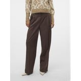 VMNILA MW Loose DAD Pant NOOS, chocolate brown, 36W x 30L
