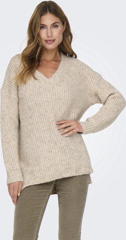 Only - ONLIda - Gebreide Trui - Mélange - Gerecycled Materiaal