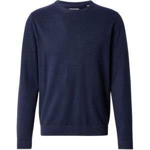 JJ Rebel - Trui - Marine - Lange Mouw - Ronde Hals - Gerecycled Materiaal