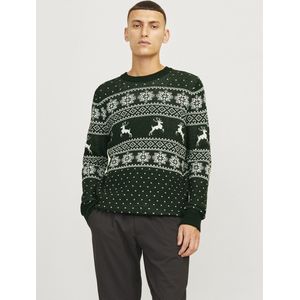JACK&JONES - JJXMAS GABRIEL KNIT CREW NECK - Gebreide Pullover - Ronde Hals - Lange Mouwen