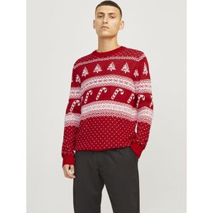 JACK&JONES - JJXMAS GABRIEL KNIT CREW NECK - Gebreide Pullover - Ronde Hals - Lange Mouwen