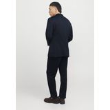 Blazer - Enkele Rij Knopen - Zwart - Jersey - Slim Fit