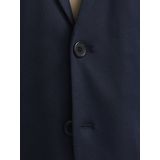 Blazer - Enkele Rij Knopen - Zwart - Jersey - Slim Fit