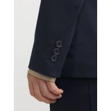 Blazer - Enkele Rij Knopen - Zwart - Jersey - Slim Fit