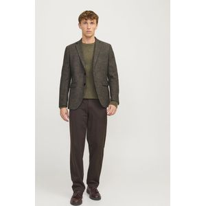 JACK & JONES Veste de costume Jprwinter Twill Slim Blazer Sn pour homme, Noir ardoise/coupe : coupe ajustée, 48