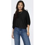 JDY - Gebreide Pullover - Grijs - Polyester - Boothals