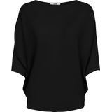 JDY - Gebreide Pullover - Grijs - Polyester - Boothals