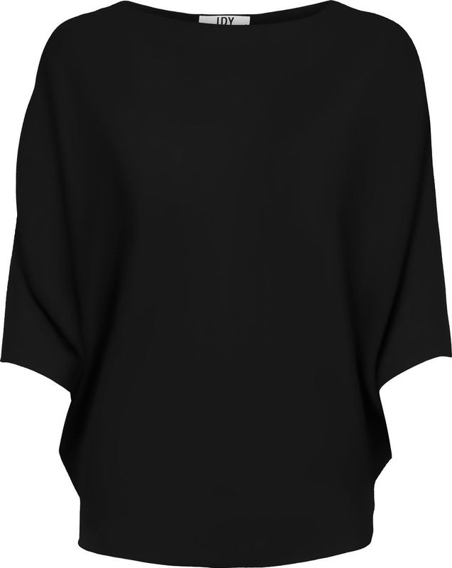 JDY - Gebreide Pullover - Grijs - Polyester - Boothals