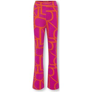 ONLY meisjes kids broek PAIGE Fuchsia Purple LOGO Flared Fit