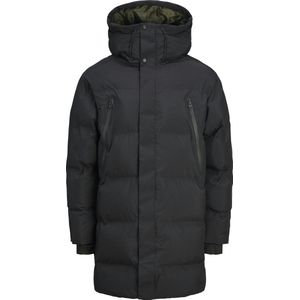 Jack & Jones Heren Jas winter Alpha Long Puffer Zwart
