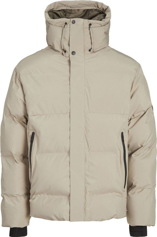 Gewatteerd Jack - Blauw - 100% Polyester - Winddicht met Capuchon