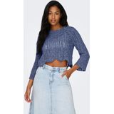 Only - Nola - Gebreide Trui - 3/4 Mouwen - Ronde Hals