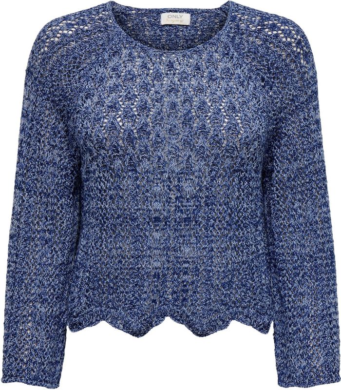 Only - Nola - Gebreide Trui - 3/4 Mouwen - Ronde Hals