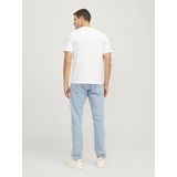 Shirt - JREBNEWYORK - Jersey - Ronde Hals - Normale Pasvorm - Kwartmouw