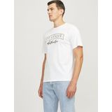 Shirt - JREBNEWYORK - Jersey - Ronde Hals - Normale Pasvorm - Kwartmouw