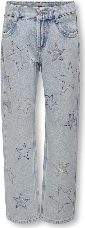 Only Kogcarly Dad Straight Star Dnm Jeans Meisjes Jeans