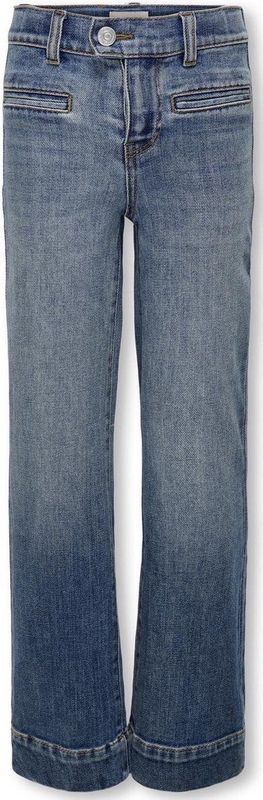ONLY meisjes kids spijkerbroek JUICY Medium Blue Denim Wide Leg Fit