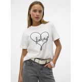 VERO MODA - VMFEA METTE SS TOP BOX JRS GA - T-shirt - Blauw