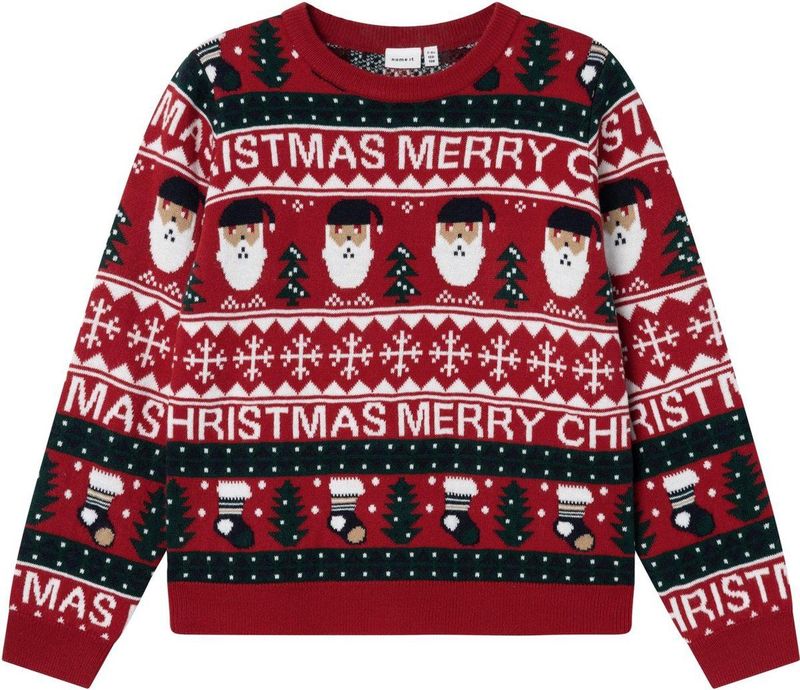 Gebreide Pullover - Multicolor - Jacquard - Regular Fit